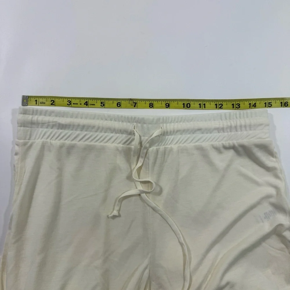 Andie Wide Leg Drawstring Pants Size Medium Bamboo Lounge
